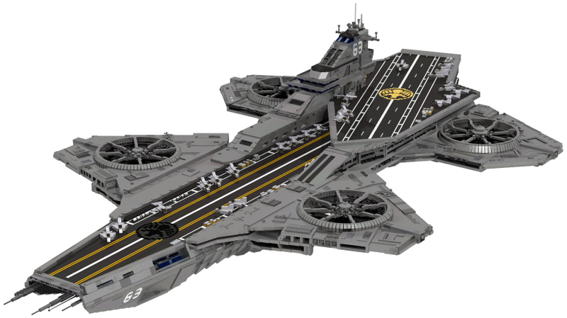 Illustration for article titled Did Lego leak the rumored SHIELD helicarrier?